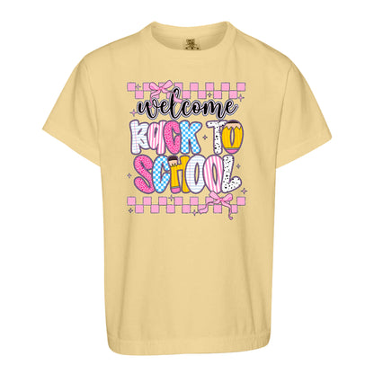 Personalized Welcome Back to School Teacher Student Shirt, Custom Name Back to School T-Shirt, First Day of School Gift Tee