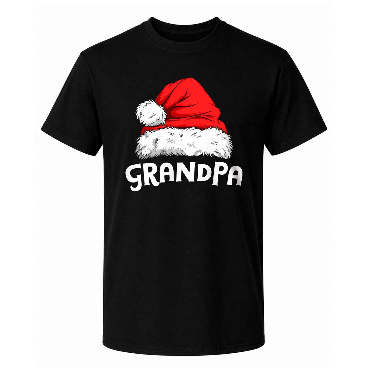 Personalized Family Christmas Shirts, Matching Santa Hat Tees, Custom Name Holiday Gift