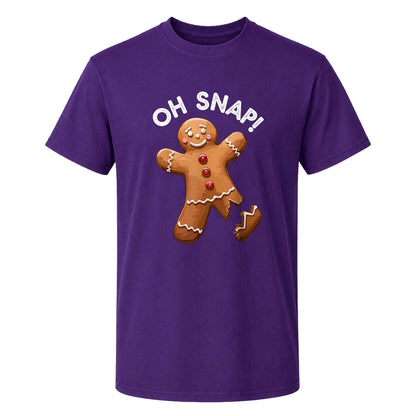 Funny Gingerbread Christmas Sweatshirt, Oh Snap Holiday Graphic Tee, Christmas Gift