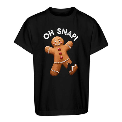 Funny Gingerbread Christmas Sweatshirt, Oh Snap Holiday Graphic Tee, Christmas Gift