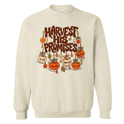 Thanksgiving Christian Shirt  - Harvest His Promises - Thanksgiving Gift for Friends, Self Gift