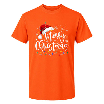 Matching Family Christmas Shirts, Merry Christmas Santa Hat Graphic Tees, Christmas Gift for Family