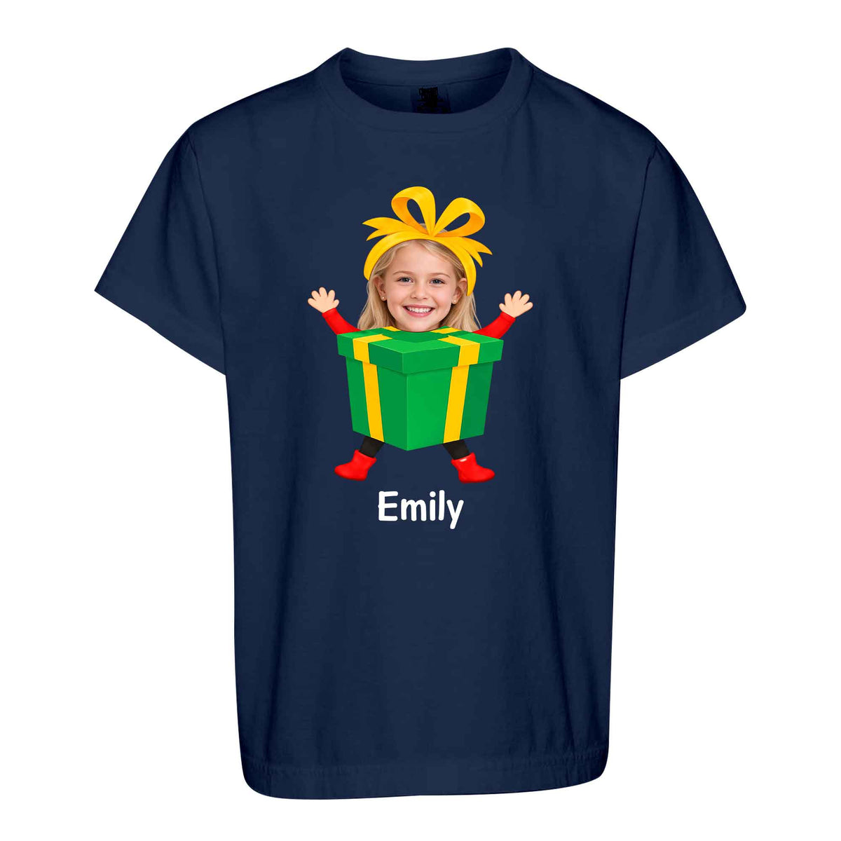 Custom Face Christmas Family Shirts, Personalized Holiday Characters, Matching Family Outfits