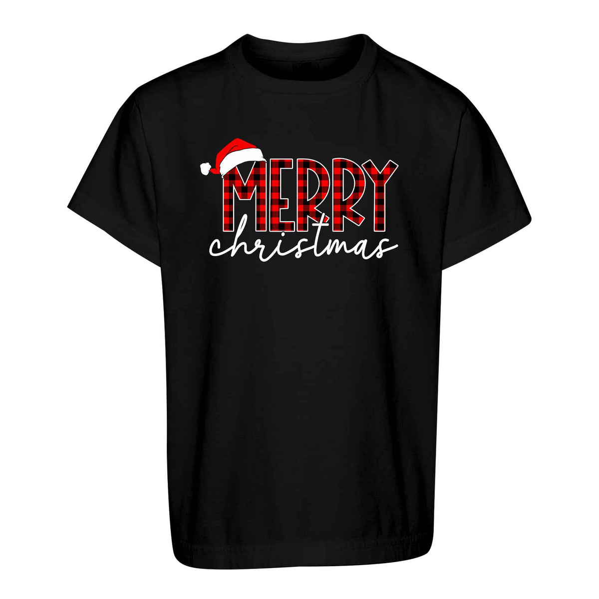 Matching Family Christmas Shirts, Merry Christmas Santa Hat Graphic Tees, Christmas Gift for Family
