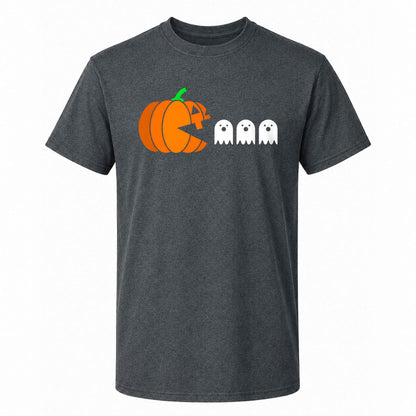Pumpkin Ghost Graphic Halloween Sweatshirt, Spooky Season Jack O Lantern Shirt, Funny Halloween Gift