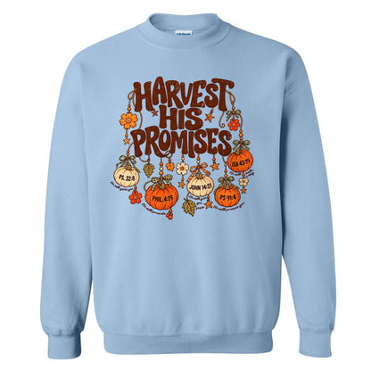 Thanksgiving Christian Shirt  - Harvest His Promises - Thanksgiving Gift for Friends, Self Gift