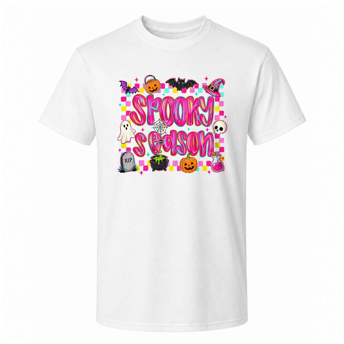 Colorful Halloween Shirt - Spooky Halloween T-shirt Sweatshirt - Cute Halloween Outfit, Spooky Season Gift