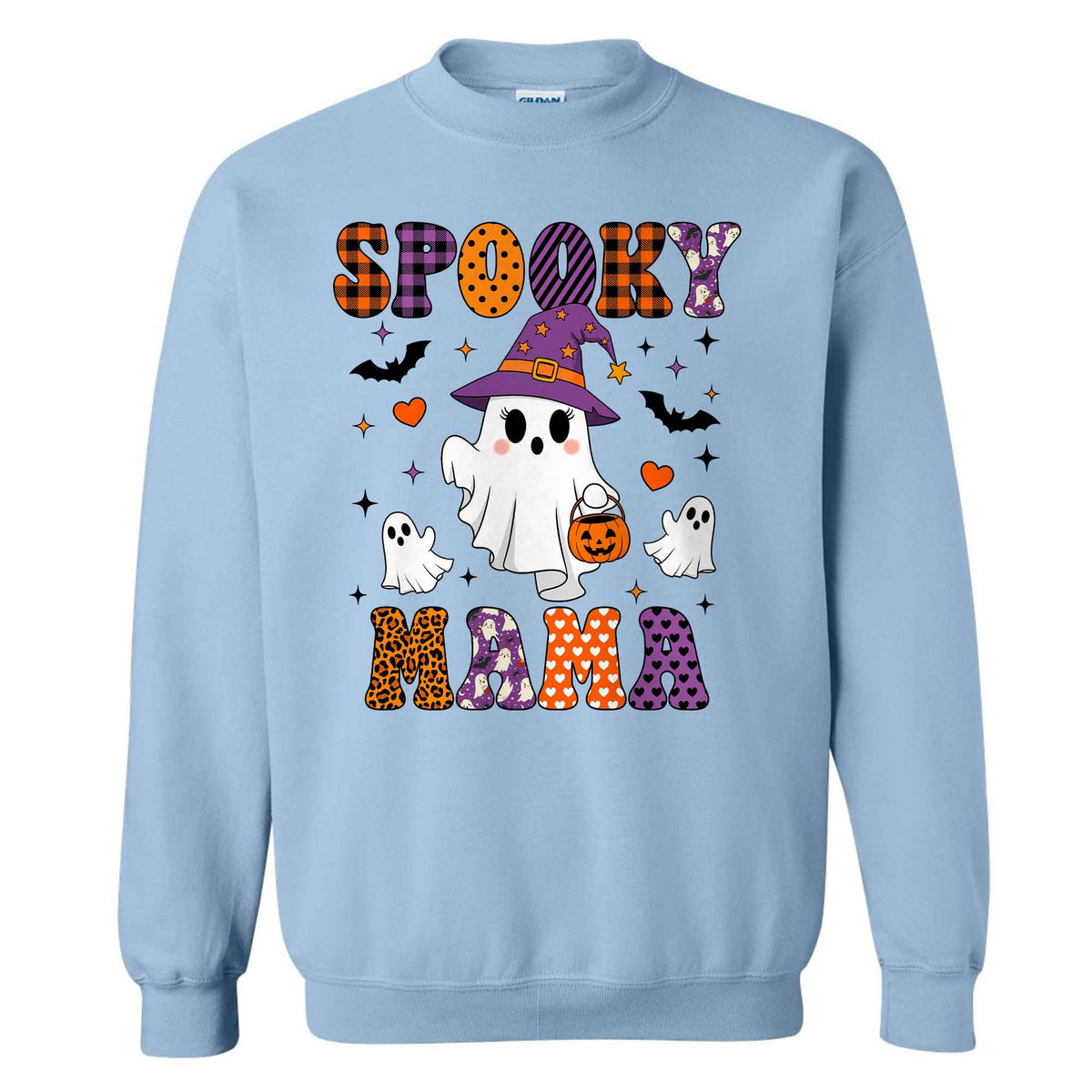 Personalized Halloween Shirt - Spooky Mama Shirt - Halloween Gift for Mom, Grandma, Aunt