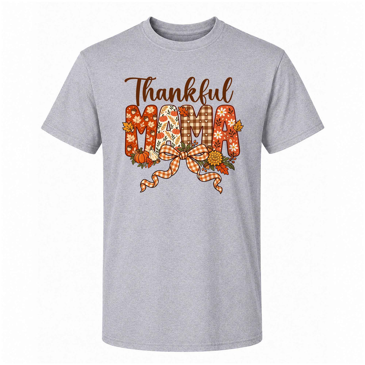 Personalized Thanksgiving Shirt - Thankful Mama - Holiday Gift for Mom, Grandma