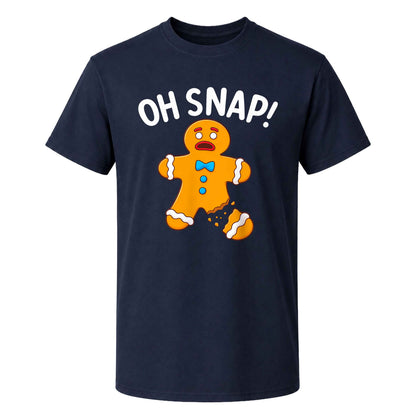 Funny Gingerbread Christmas Sweatshirt, Oh Snap Holiday Graphic Tee, Christmas Gift