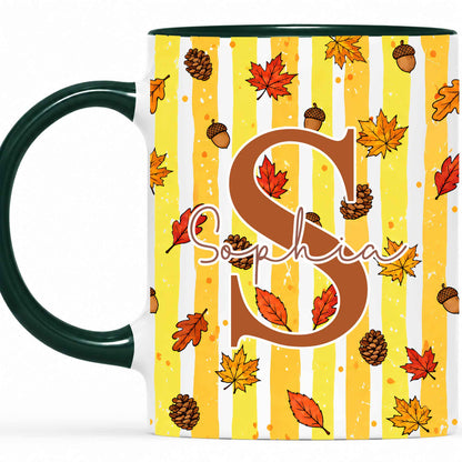 Personalized Thanksgiving Mug - Custom Name Fall Pumpkin Mug - Thanksgiving Gift for Friends, Self Gift
