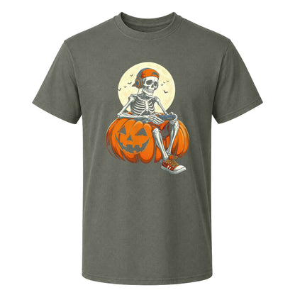 Skeleton Gamer Halloween Sweatshirt, Boys Pumpkin Gaming Shirt, Funny Halloween Gift
