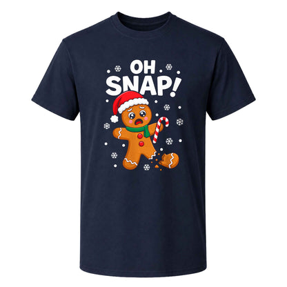 Funny Gingerbread Christmas Sweatshirt, Oh Snap Holiday Graphic Tee, Christmas Gift