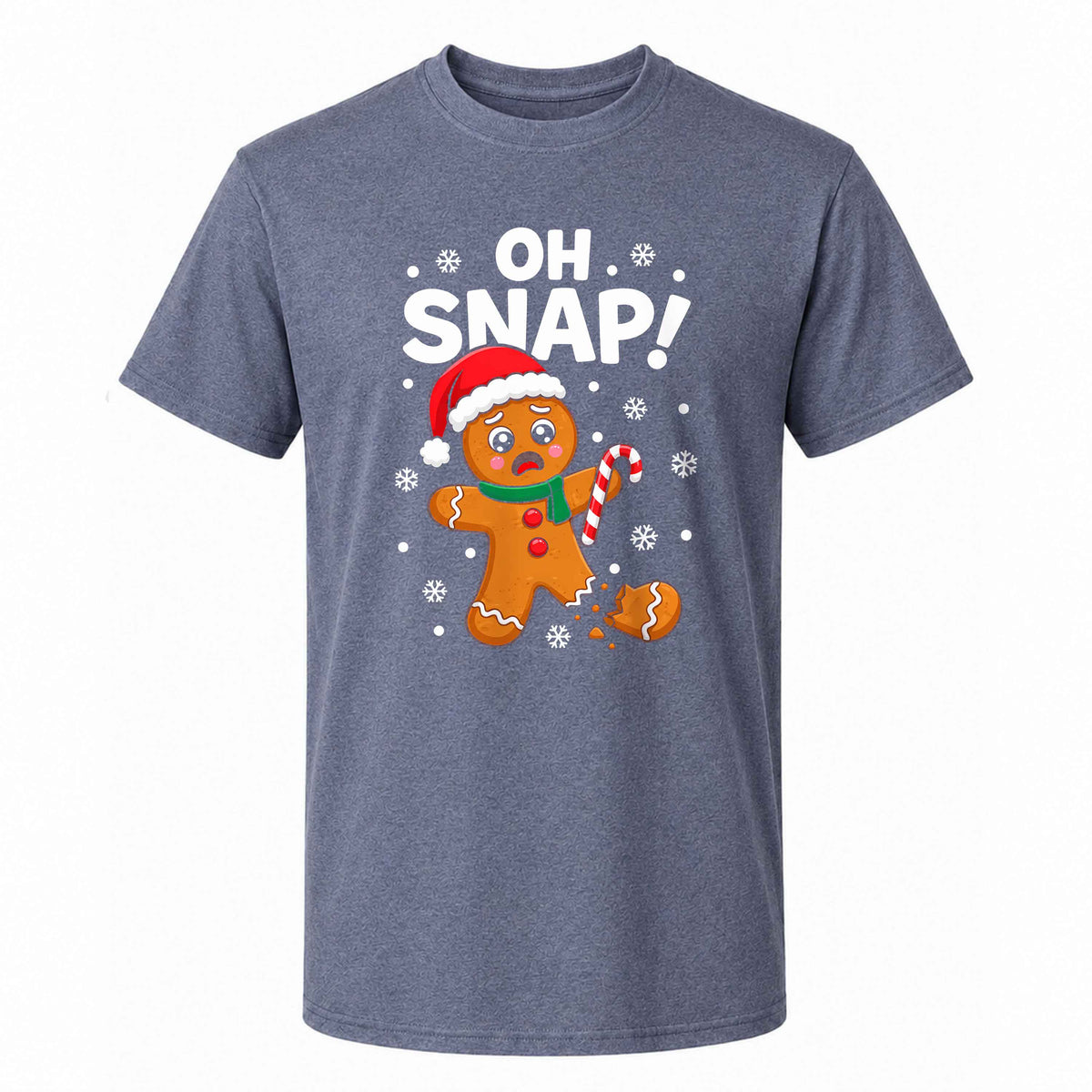 Funny Gingerbread Christmas Sweatshirt, Oh Snap Holiday Graphic Tee, Christmas Gift
