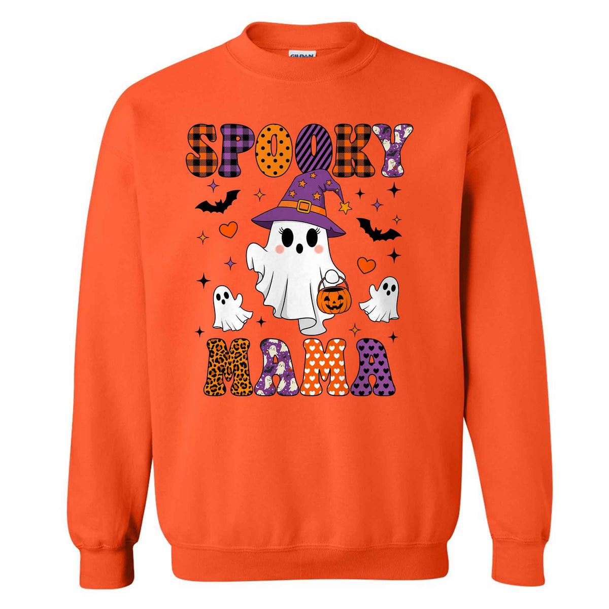 Personalized Halloween Shirt - Spooky Mama Shirt - Halloween Gift for Mom, Grandma, Aunt
