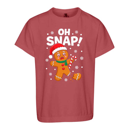 Funny Gingerbread Christmas Sweatshirt, Oh Snap Holiday Graphic Tee, Christmas Gift