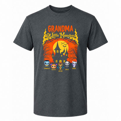 Personalized Grandma Monster Halloween Sweatshirt, Custom Characters & Names Halloween Family Gift