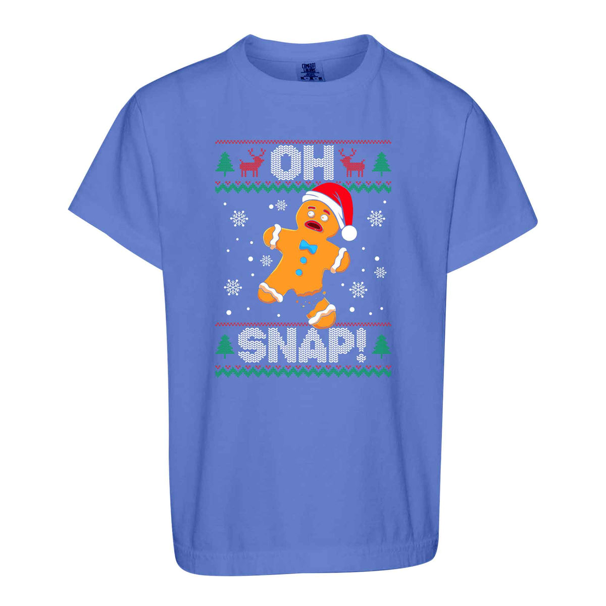 Funny Gingerbread Christmas Sweatshirt, Oh Snap Holiday Graphic Tee, Christmas Gift