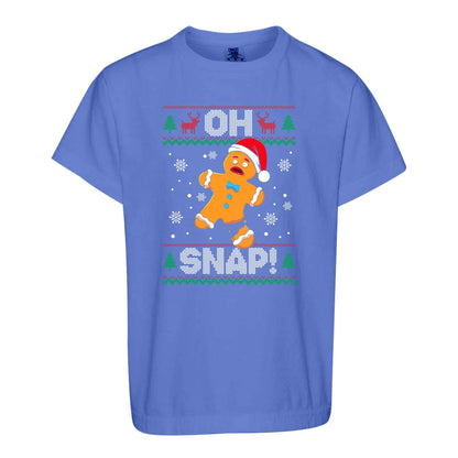 Funny Gingerbread Christmas Sweatshirt, Oh Snap Holiday Graphic Tee, Christmas Gift