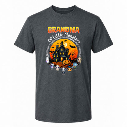Personalized Grandma Monster Halloween Sweatshirt, Custom Characters & Names Halloween Family Gift