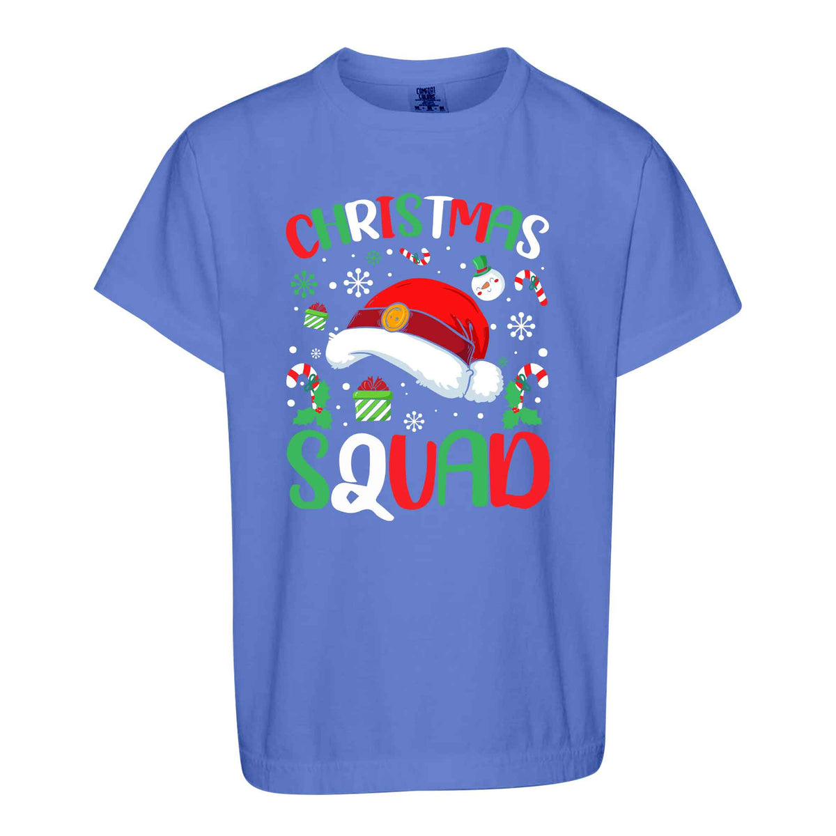 Christmas Squad Matching Family Shirts, Funny Christmas Graphic Tees, Holiday Gift for Family