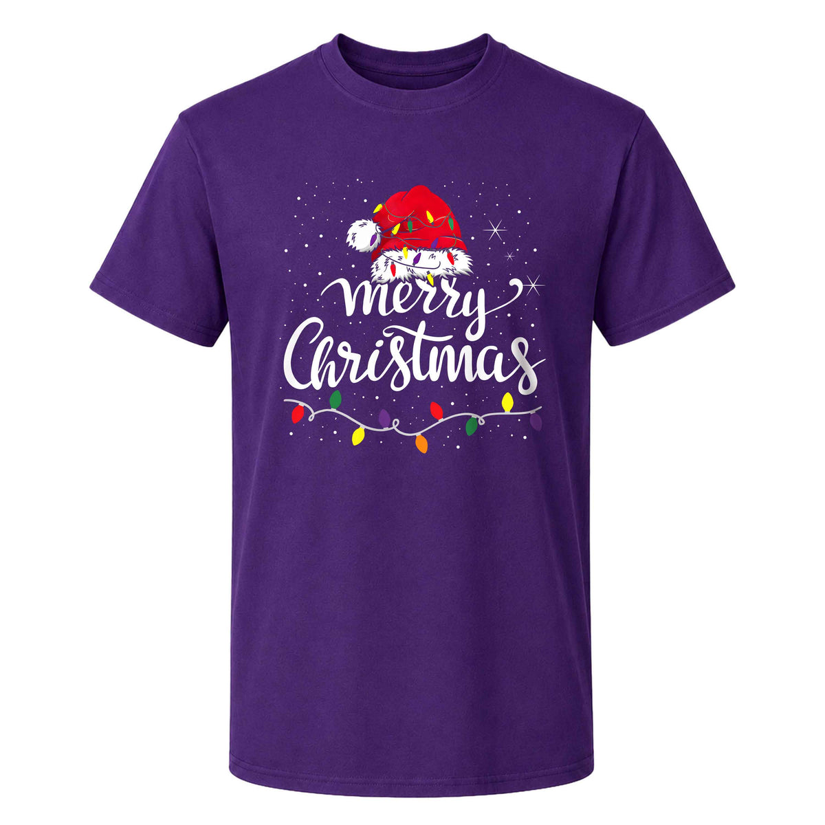 Matching Family Christmas Shirts, Merry Christmas Santa Hat Graphic Tees, Christmas Gift for Family