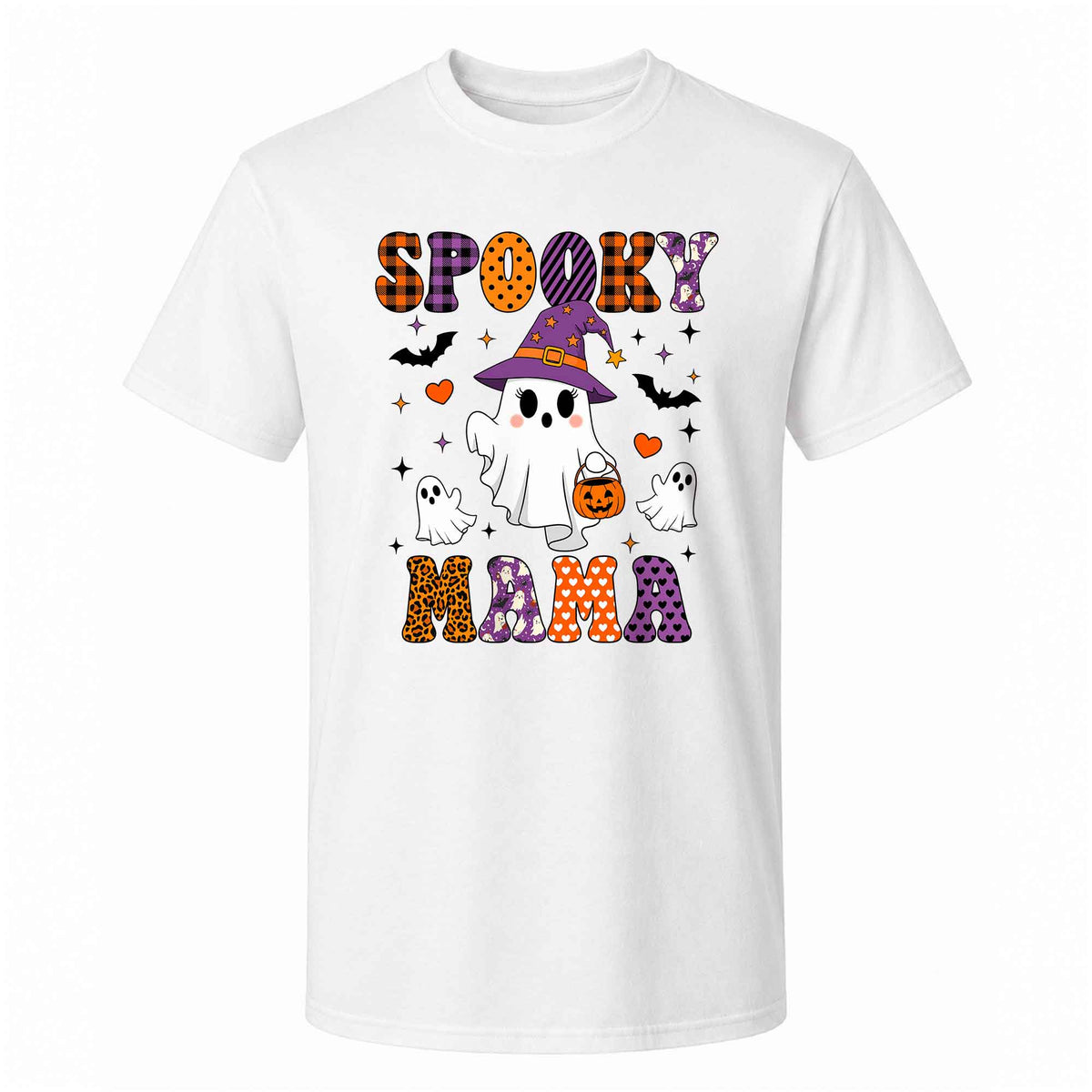 Personalized Halloween Shirt - Spooky Mama Shirt - Halloween Gift for Mom, Grandma, Aunt