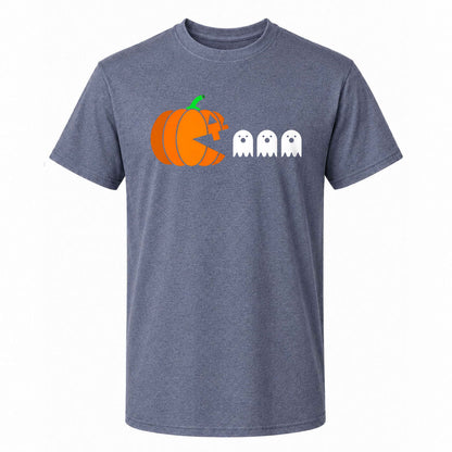 Pumpkin Ghost Graphic Halloween Sweatshirt, Spooky Season Jack O Lantern Shirt, Funny Halloween Gift