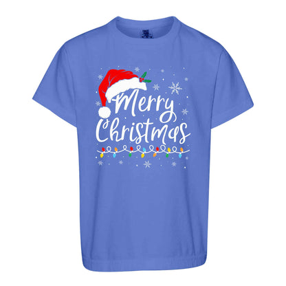 Matching Family Christmas Shirts, Merry Christmas Santa Hat Graphic Tees, Christmas Gift for Family