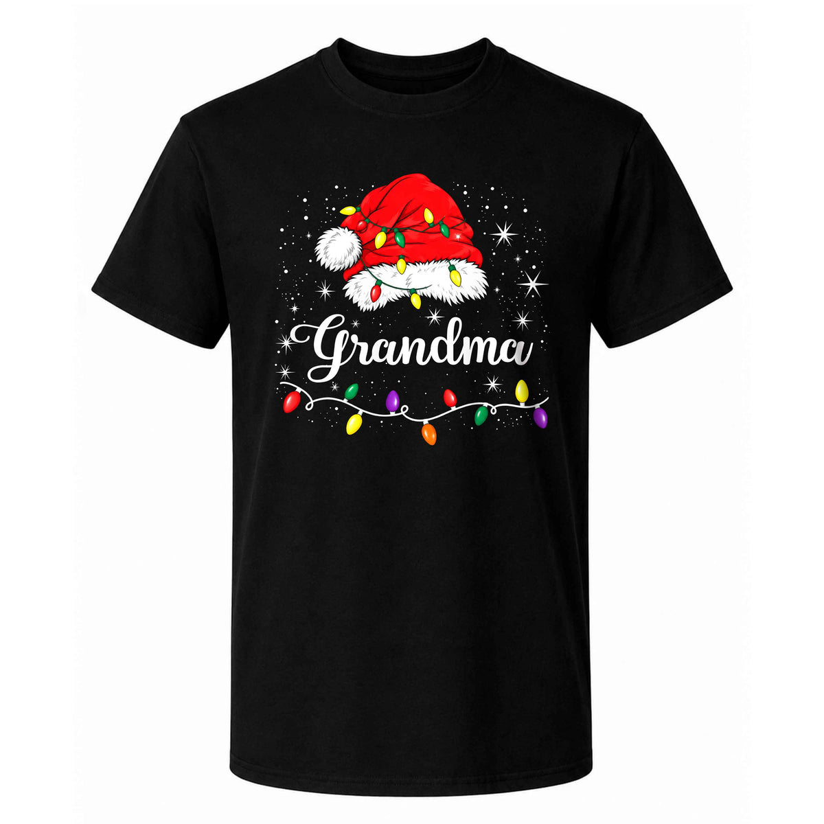Personalized Family Christmas Shirts, Matching Santa Hat Tees, Custom Name Holiday Gift
