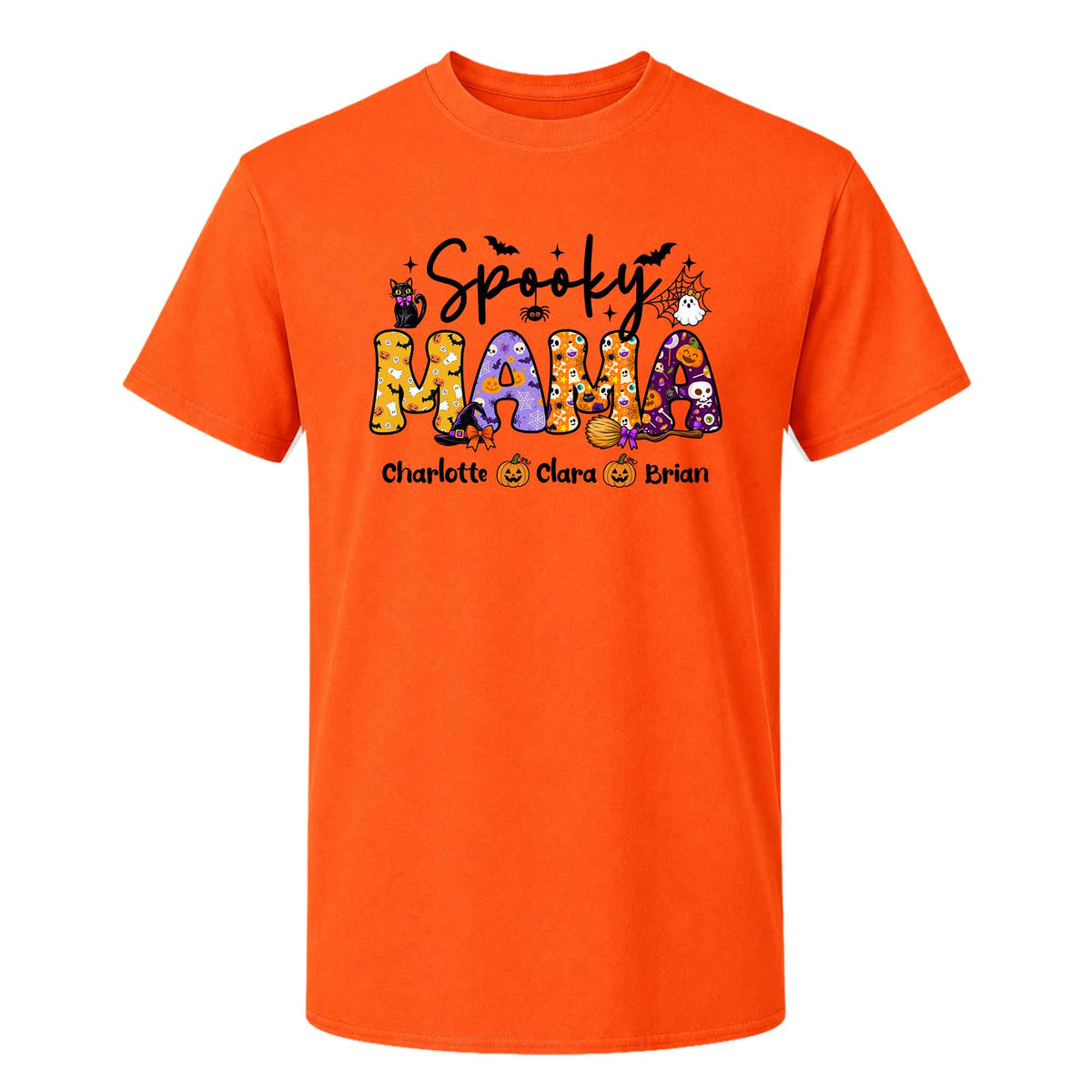 Personalized Halloween Shirt - Spooky Mama - Halloween Gift for Mom & Grandma