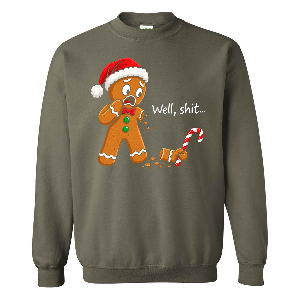 Gingerbread Christmas Sweatshirt, Funny Christmas Shirt Christmas Gift
