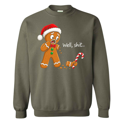 Gingerbread Christmas Sweatshirt, Funny Christmas Shirt Christmas Gift