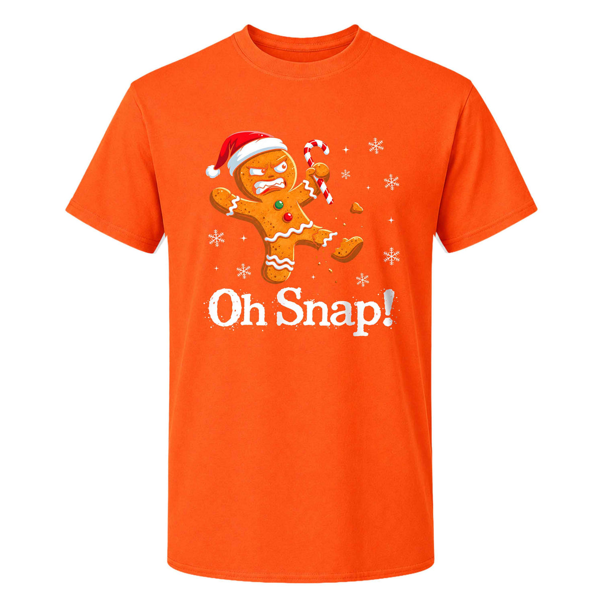 Funny Gingerbread Christmas Sweatshirt, Oh Snap Holiday Graphic Tee, Christmas Gift