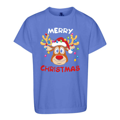Matching Family Christmas Shirts, Merry Christmas Santa Hat Graphic Tees, Christmas Gift for Family