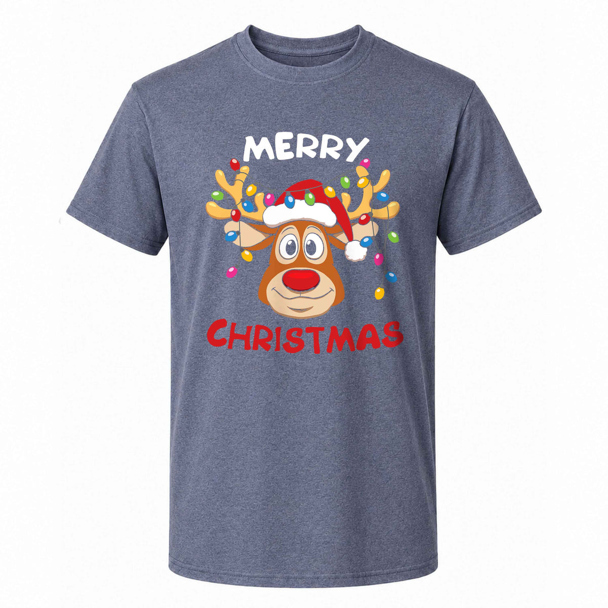 Matching Family Christmas Shirts, Merry Christmas Santa Hat Graphic Tees, Christmas Gift for Family