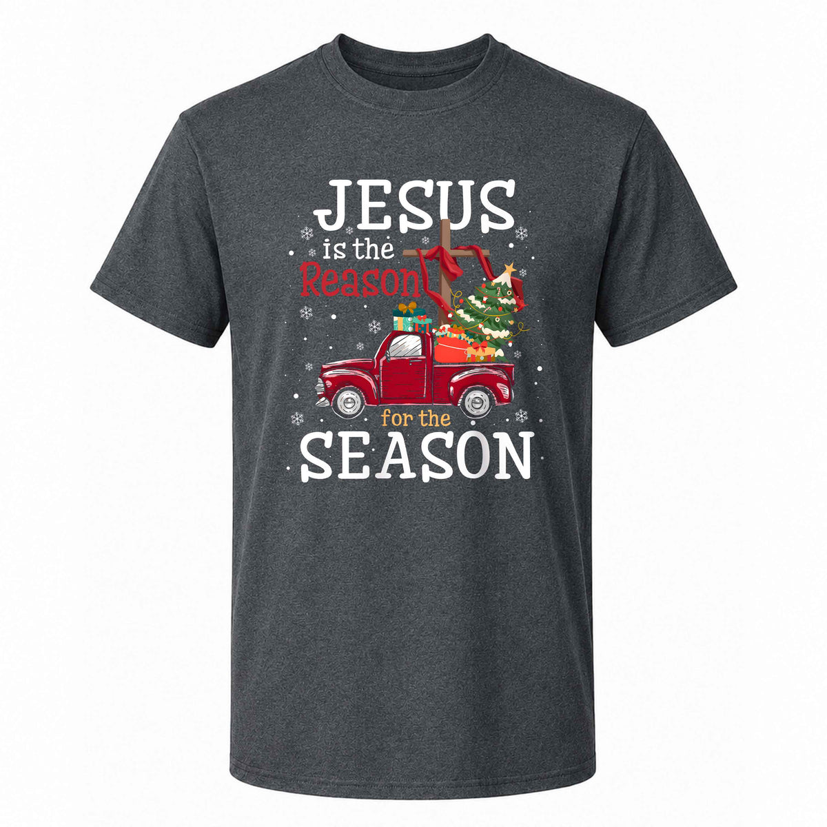 Jesus Is The Reason For The Season Christmas Shirt, Christian Nativity Tee, Religious Gift For Xmas