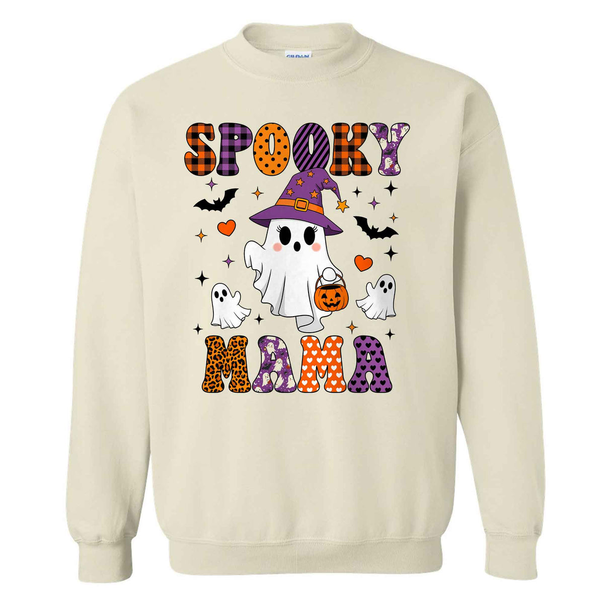 Personalized Halloween Shirt - Spooky Mama Shirt - Halloween Gift for Mom, Grandma, Aunt