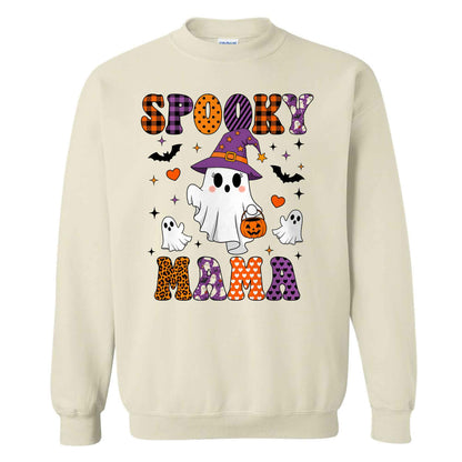 Personalized Halloween Shirt - Spooky Mama Shirt - Halloween Gift for Mom, Grandma, Aunt