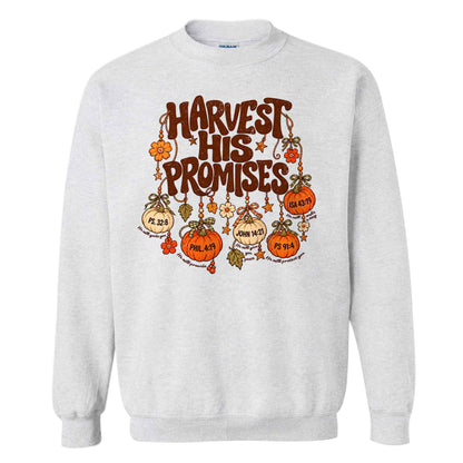 Thanksgiving Christian Shirt  - Harvest His Promises - Thanksgiving Gift for Friends, Self Gift