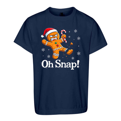 Funny Gingerbread Christmas Sweatshirt, Oh Snap Holiday Graphic Tee, Christmas Gift