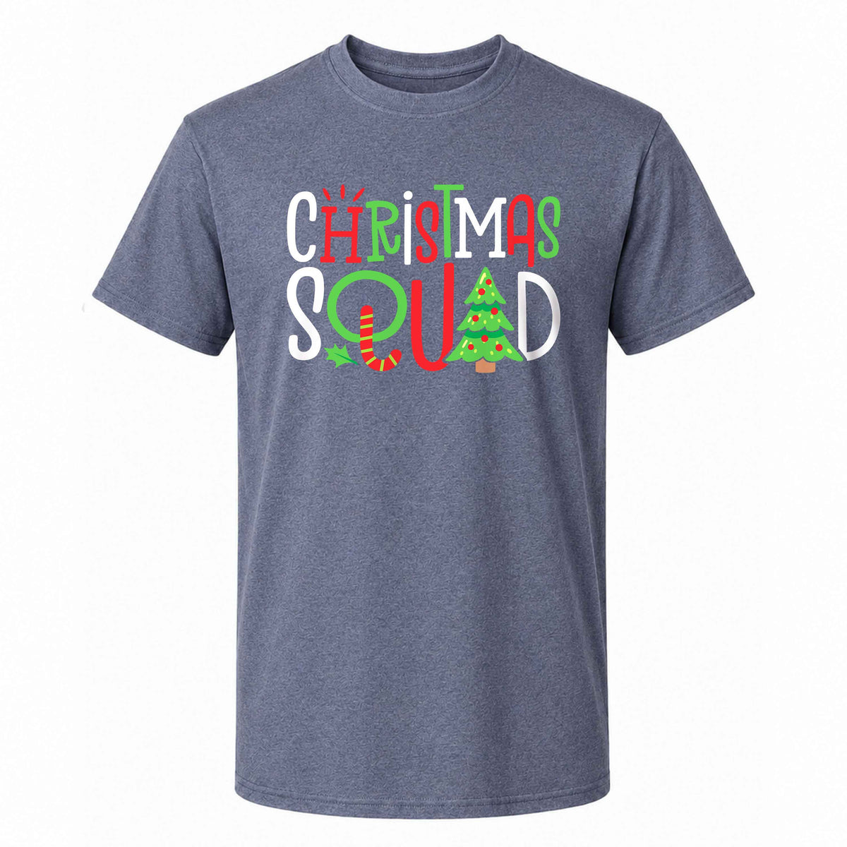 Christmas Squad Matching Family Shirts, Funny Christmas Graphic Tees, Holiday Gift for Family