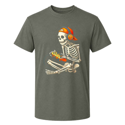 Skeleton Gamer Halloween Sweatshirt, Boys Pumpkin Gaming Shirt, Funny Halloween Gift