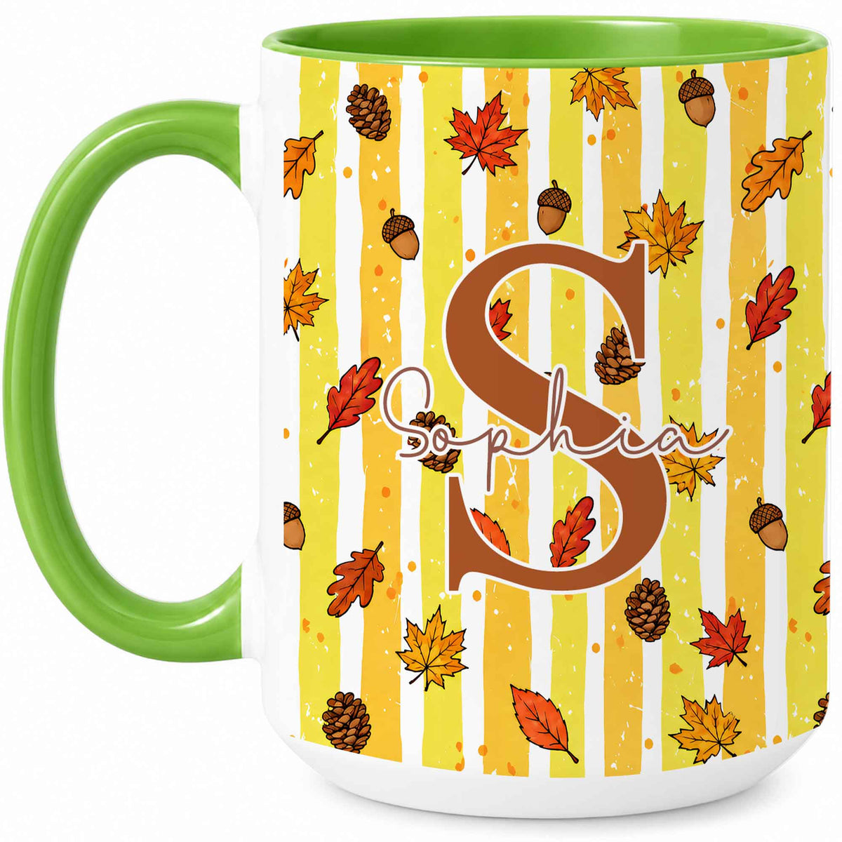 Personalized Thanksgiving Mug - Custom Name Fall Pumpkin Mug - Thanksgiving Gift for Friends, Self Gift
