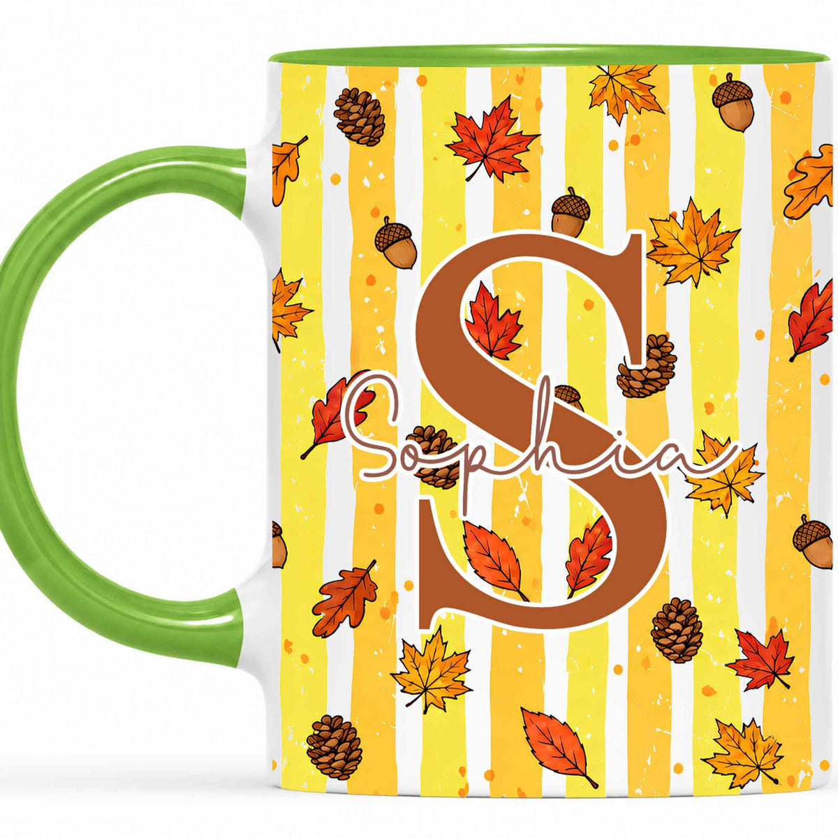 Personalized Thanksgiving Mug - Custom Name Fall Pumpkin Mug - Thanksgiving Gift for Friends, Self Gift