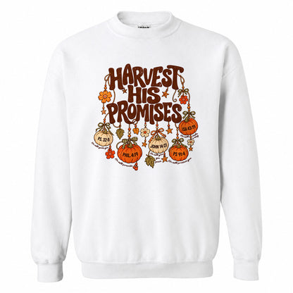 Thanksgiving Christian Shirt  - Harvest His Promises - Thanksgiving Gift for Friends, Self Gift