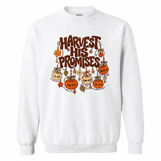 Thanksgiving Christian Shirt  - Harvest His Promises - Thanksgiving Gift for Friends, Self Gift