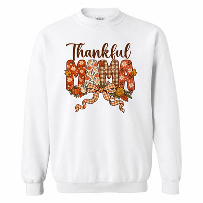 Personalized Thanksgiving Shirt - Thankful Mama - Holiday Gift for Mom, Grandma
