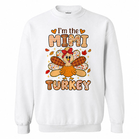 Personalized Thanksgiving Shirt - I'm the Mini Turkey - Holiday Gift for Grandma