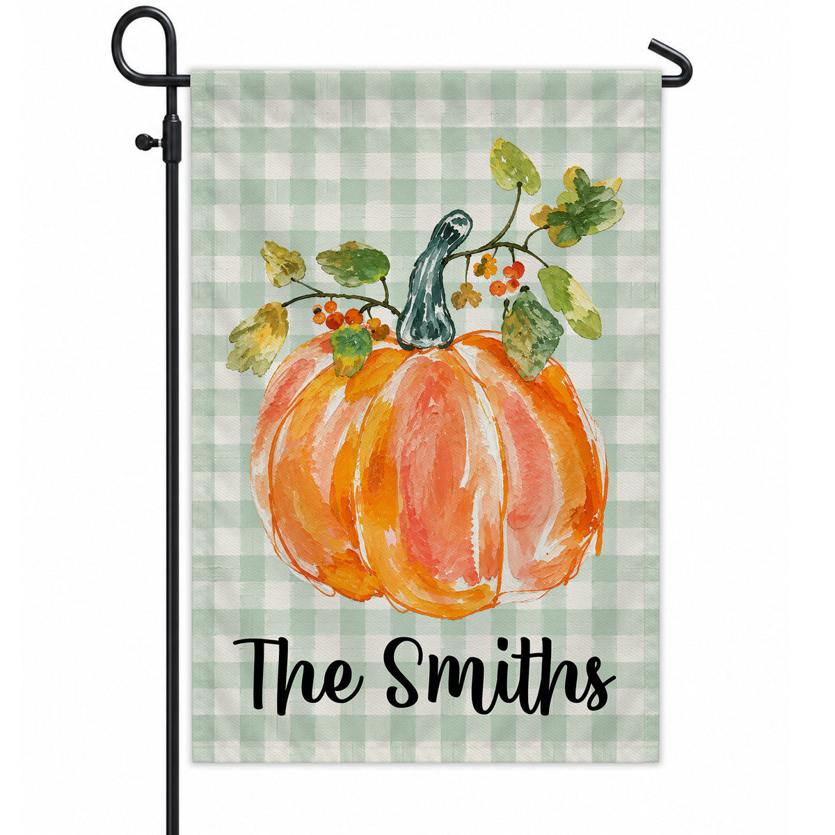Personalized Thanksgiving Garden Flag - Custom Family Name Flag - Thanksgiving Porch Decor
